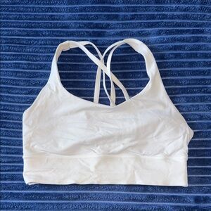 Lululemon Athletica White Sports Bra